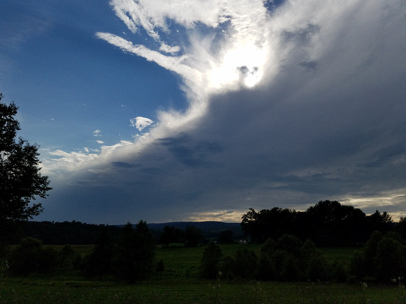 Delaplane Wall Cloud With Sunset